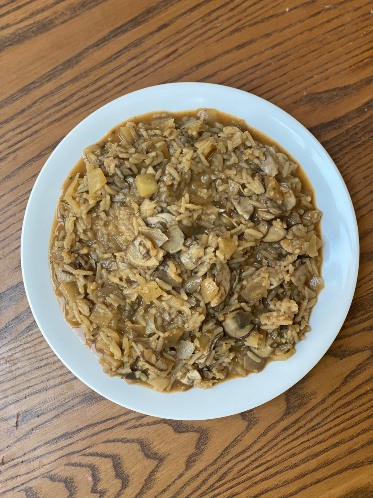 Mushroom & Rice Stew