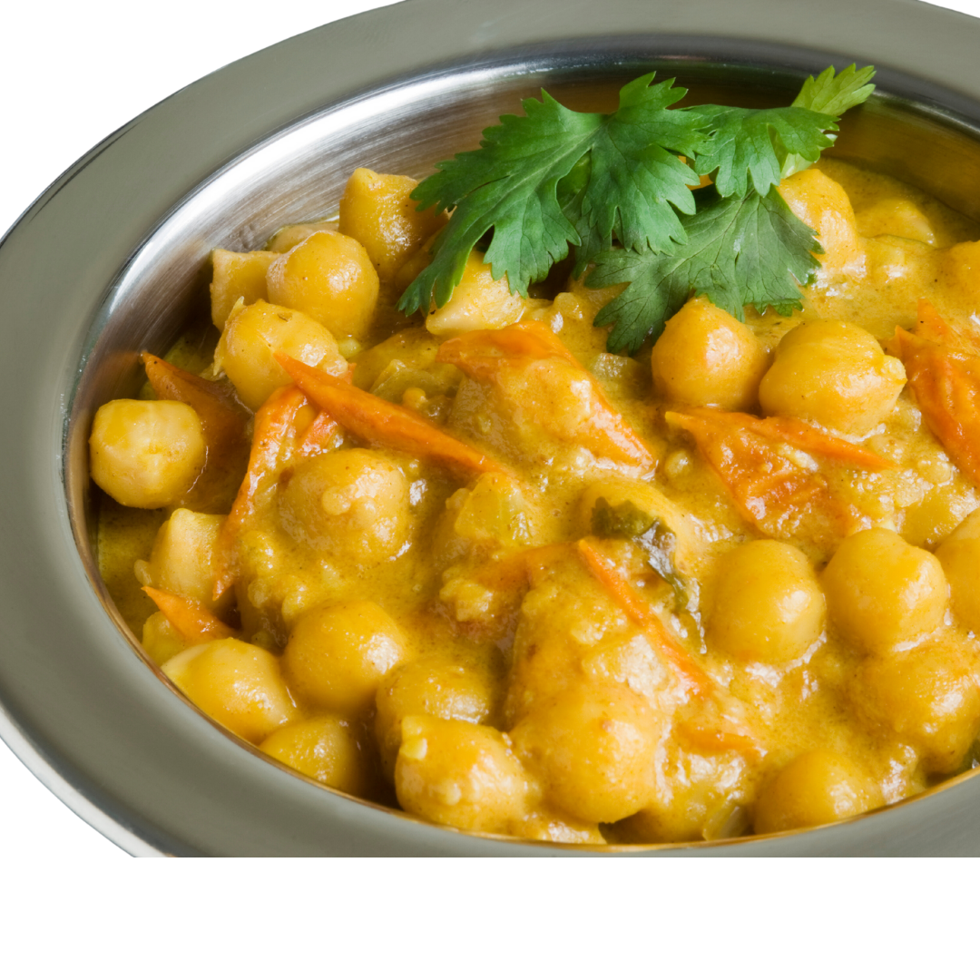 Chickpea Coconut Curry w/ Rice
