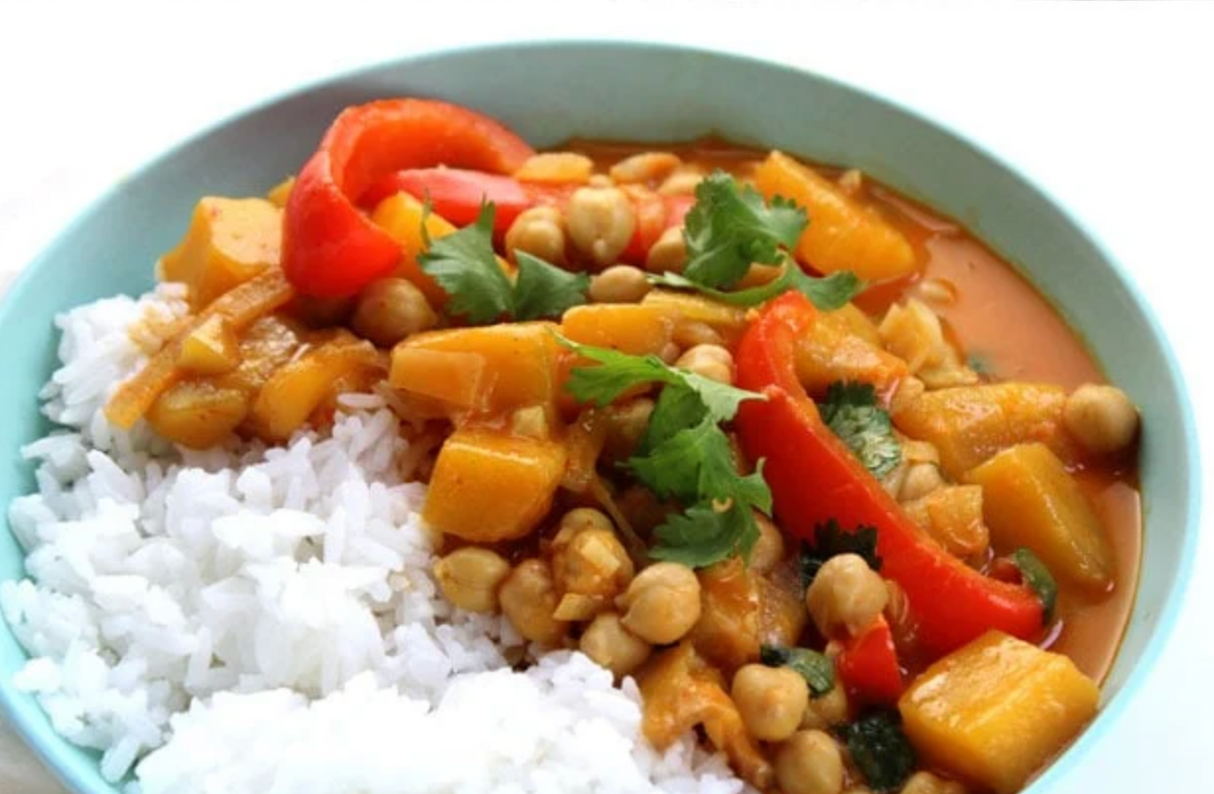 Thai Mango Chickpea Curry
