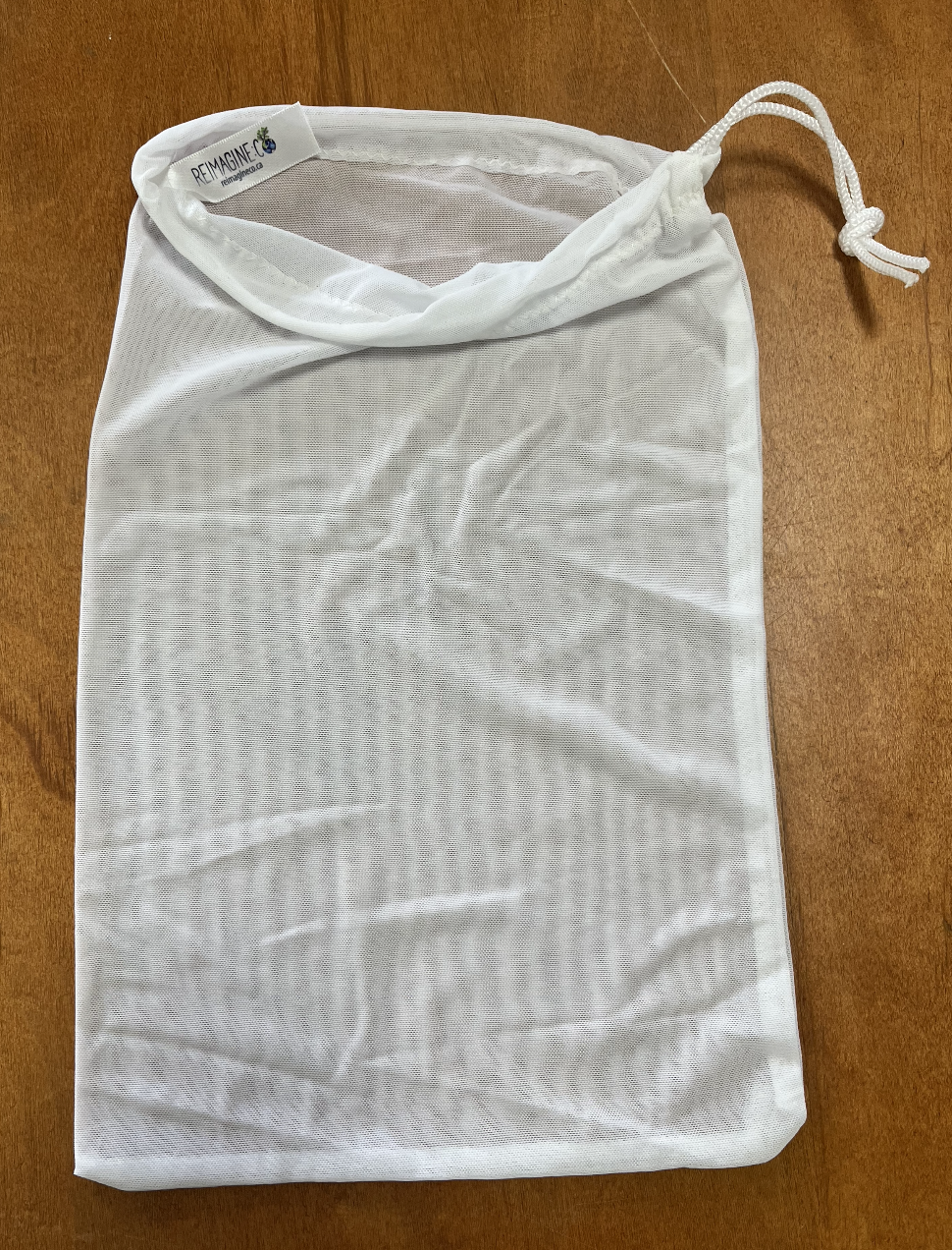 White Mesh Produce Bags