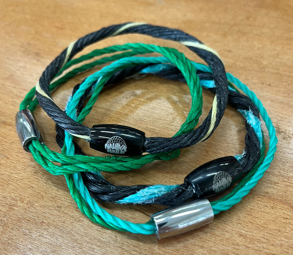 Nautical Waters Bracelet made with ghost nets