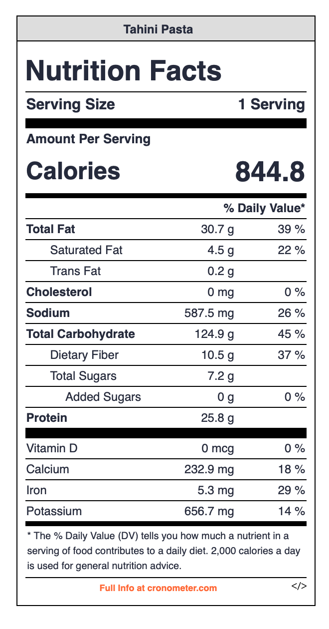 Tahini Pasta * Available Aug 29*