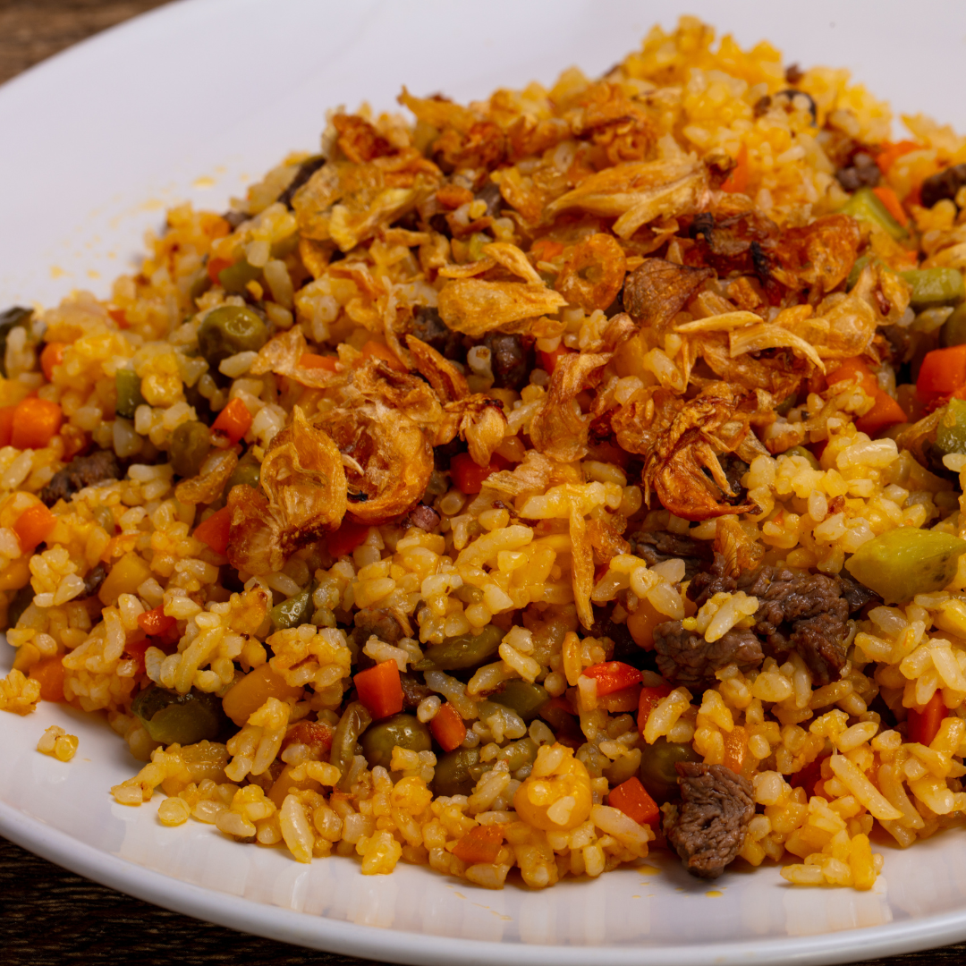 Fried Rice with Lemon "Chic'n"