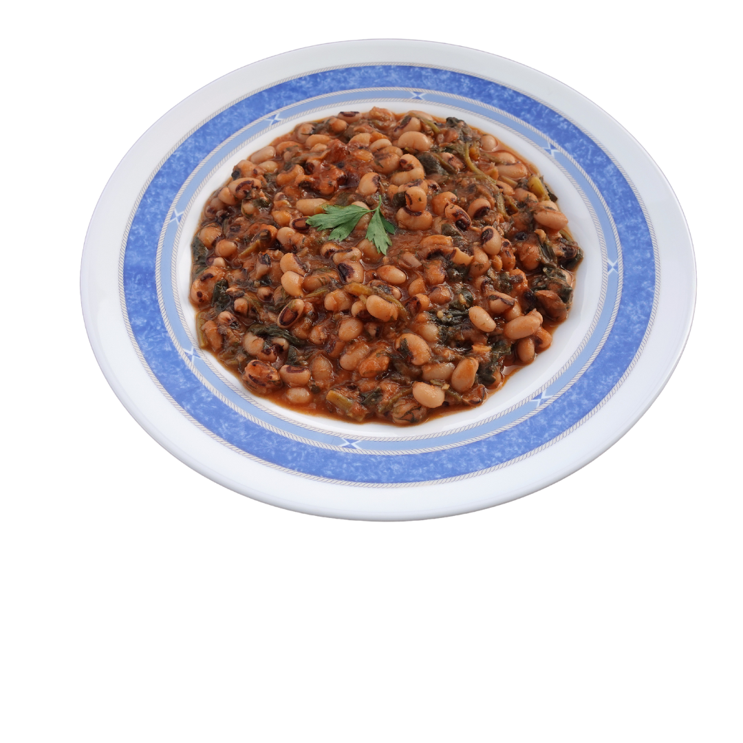 Black Eyed Beans w/ Toasted Pine Nut Couscous