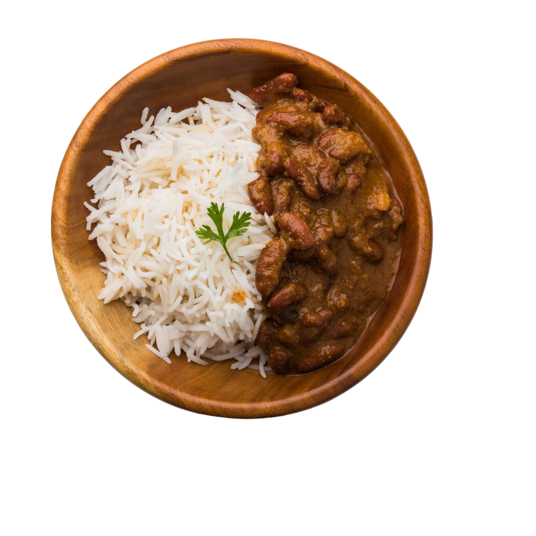 Kidney Bean and Sweet Corn Curry w/ Cumin Rice