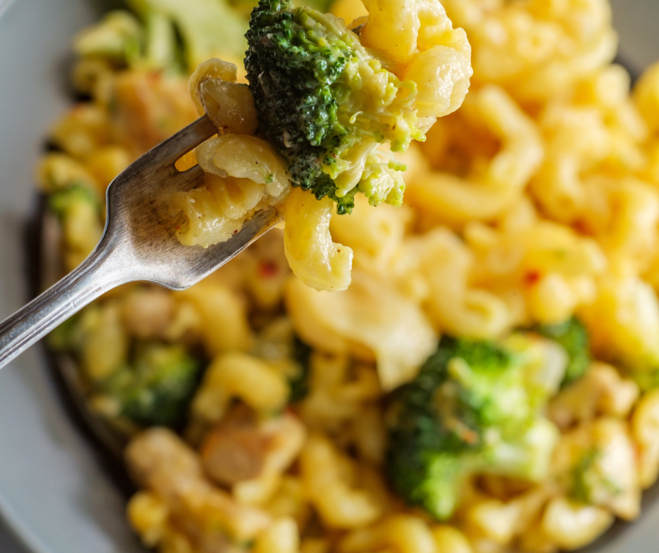 Butternut Squash Mac & Cheese w. Broccoli