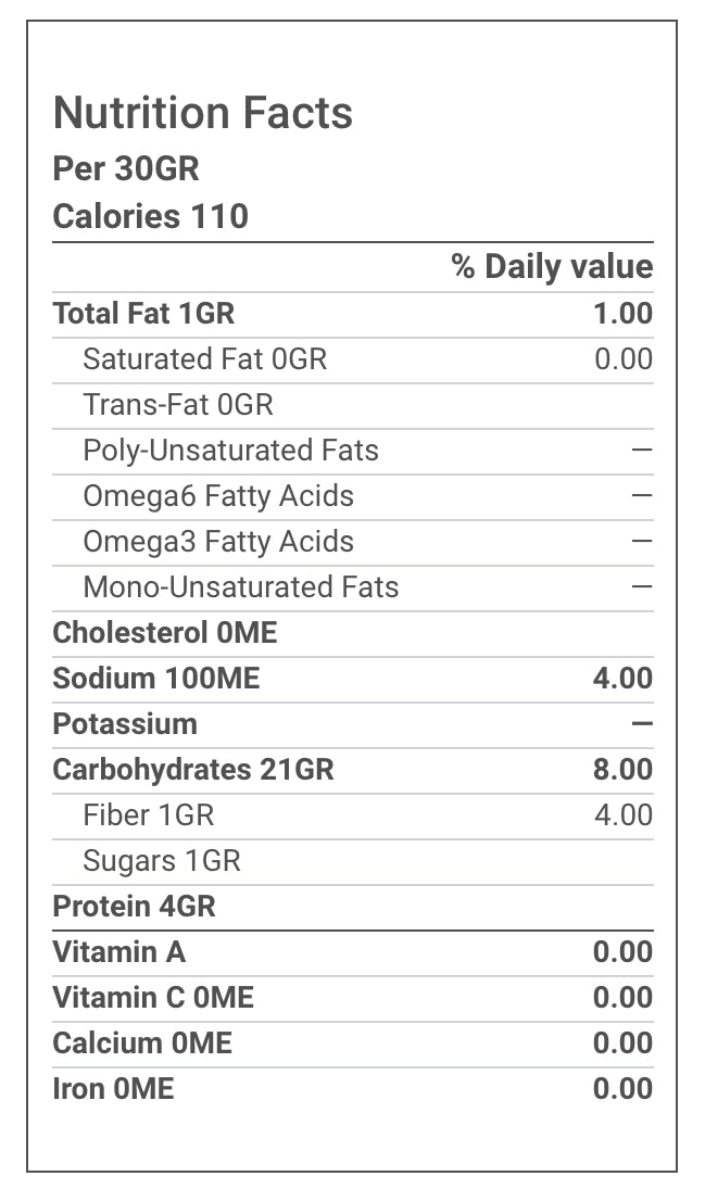Bread Crumbs (Refillable Container)