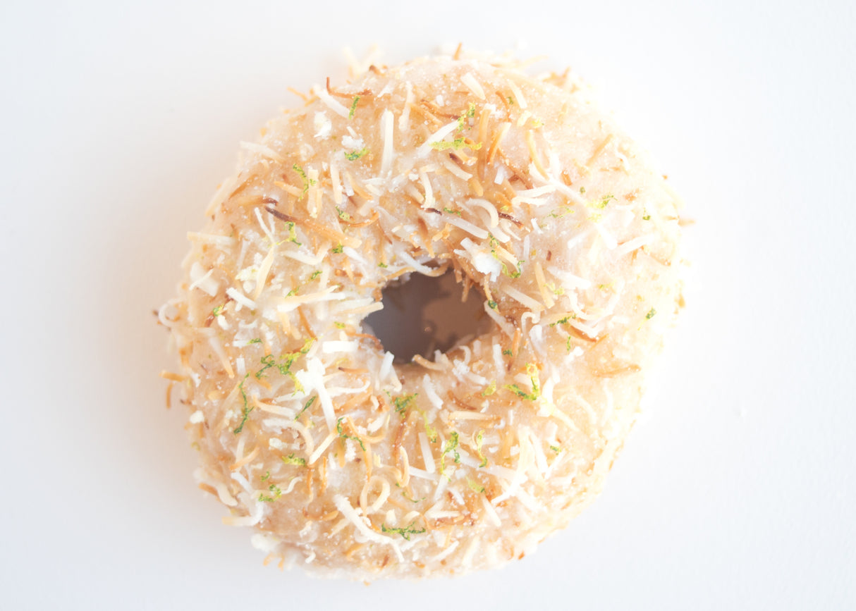 Lime Coconut Donut
