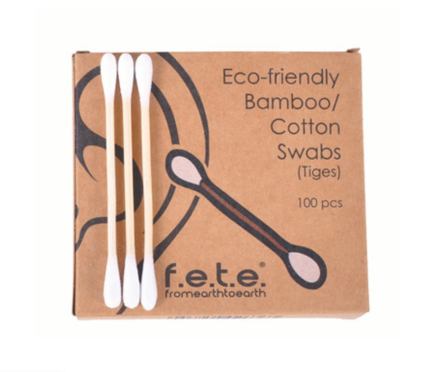 f.e.t.e. Eco-friendly Bamboo Cotton Swabs