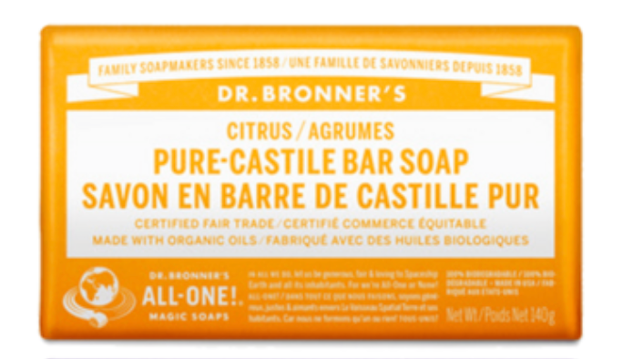 Dr. Bronner's Pure-Castile Bar Soap