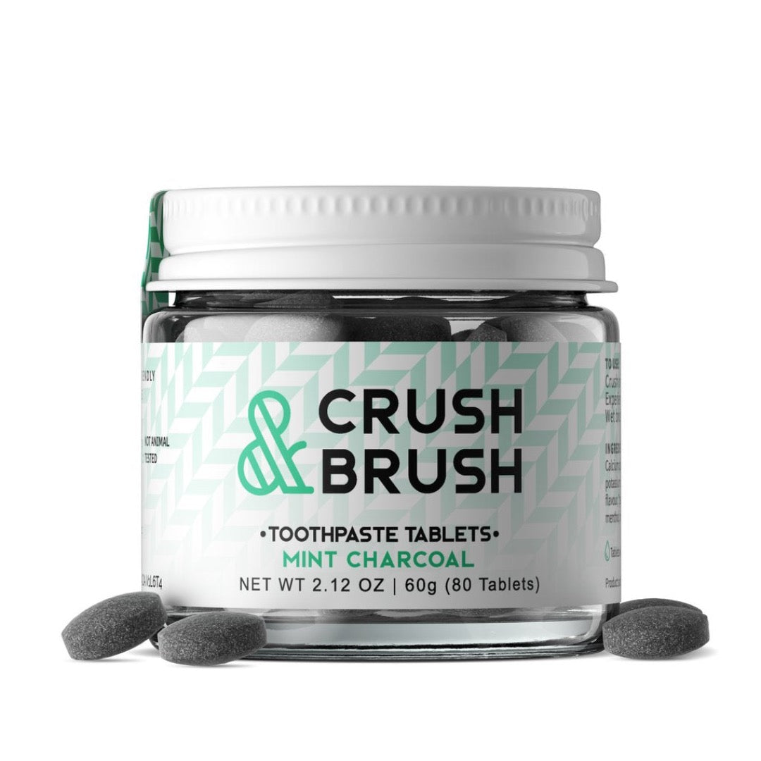 Crush & Brush Toothpaste Tab Jars